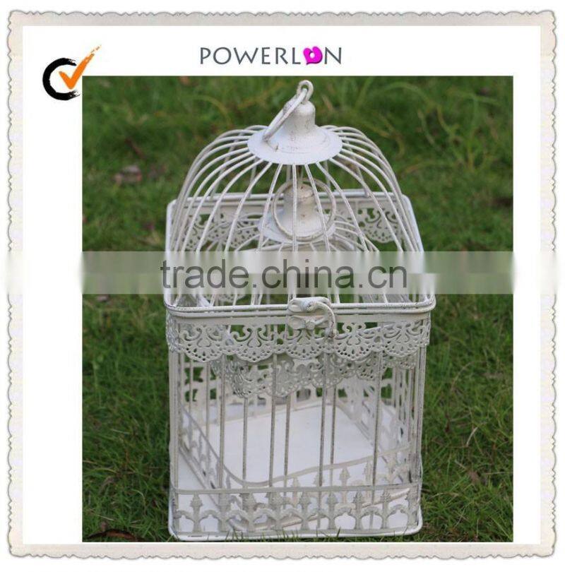 Handmade Elegant Round Wire Mesh Bird Cage