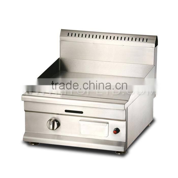 All flat all stainless steel counter top gas camping griddles