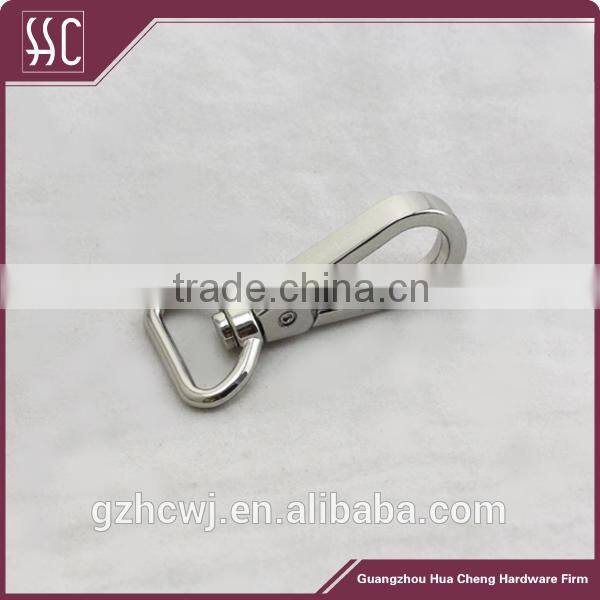 metal bags fitting snap hooks D ring swivel hoooks
