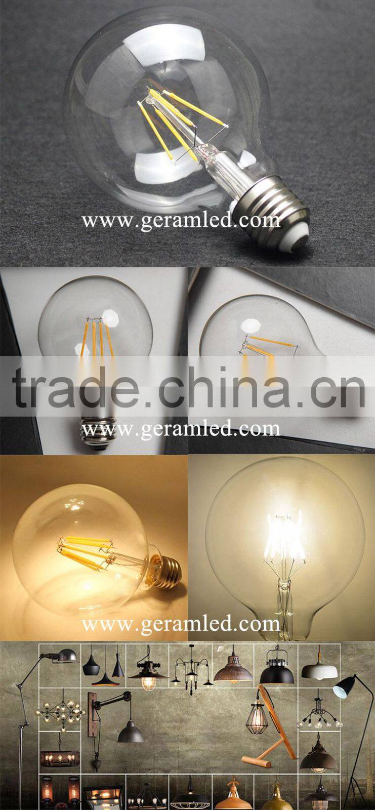 Hot selling factory price decorating holiday 6w led filament bulb