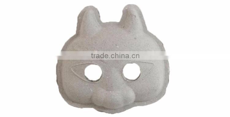 Hot sale paper pulp mask for prom/paper pulp party mask