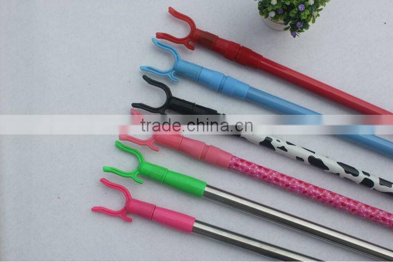 Market hot saling Cloth hanger fork with telescopic handle