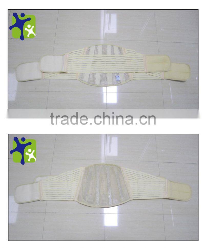 Breathable net lumbar support with strengthen belt, medical back support