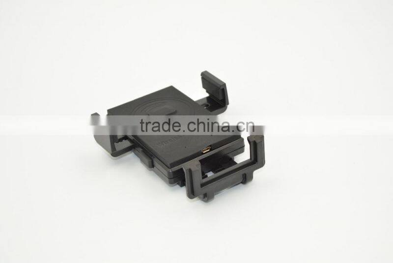 Black color Universal Qi Car Holder Wireless Charger