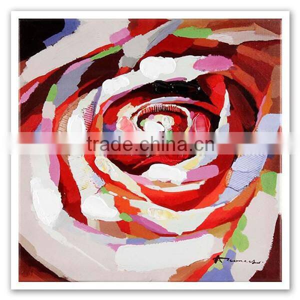 wall decoration products of Handmade Modern Flower Oil Painting