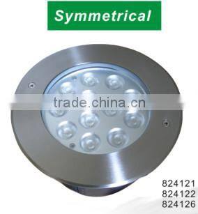 JP-824126 12*3w high power RGB led step deck light,garden underground light