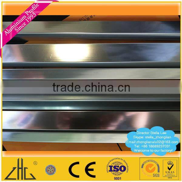 Wow!! triangular pipe aluminium prices/ aluminium awning track/ z-shaped aluminum profile/ polish aluminium titanium alloy price