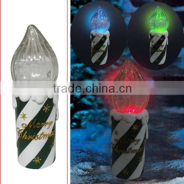 Christmas decoration color changing led candle light