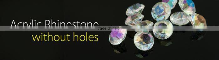 In Stock Product Sky Blue Color Decorative Acrylic Plastic Stone for Bracelet