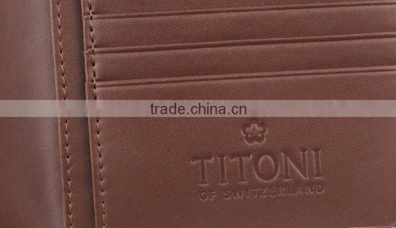 Delicate custom leather passport holder, Beautifully made passport cover with Customized Logo,Multifuction passport wallet