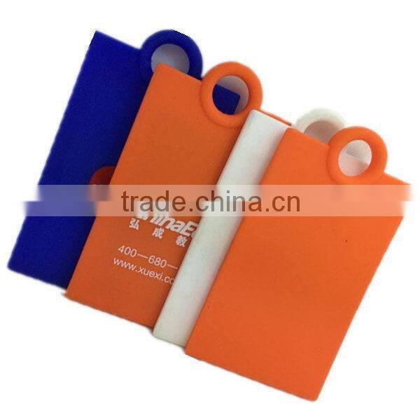 High quality stylish silicone suitcase luggage tags