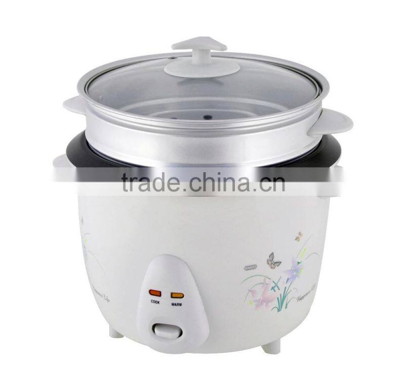 CE,CB certification White outer shell industrial drum rice cooker