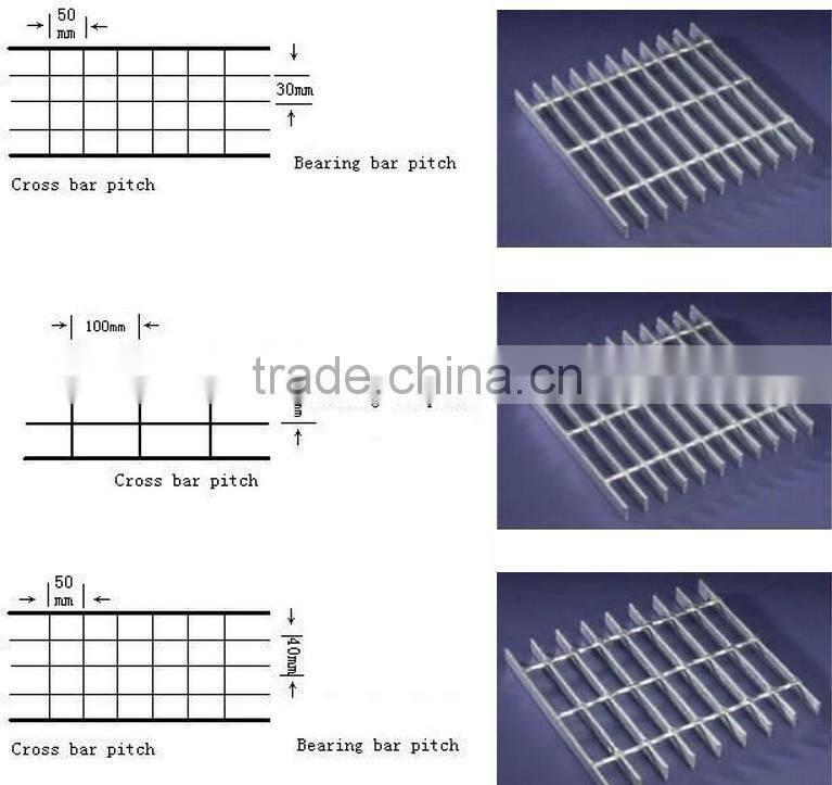 flooring steel grating/platform galvanized steel grating(supplier)
