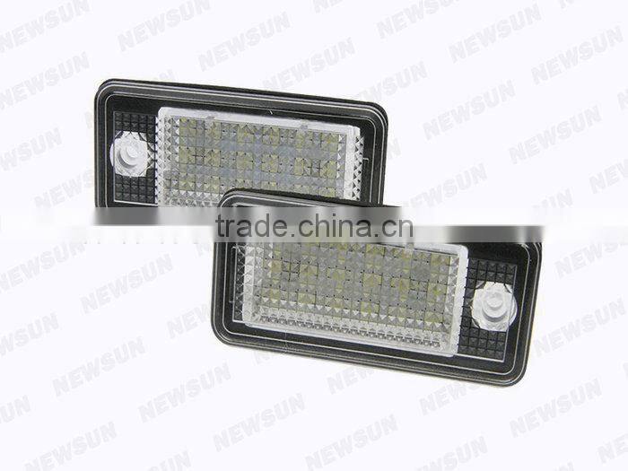 Factory Supply Led License Plate Lamp For Audi Q7 Ultra Bright Led Number Plate Lamp For Audi