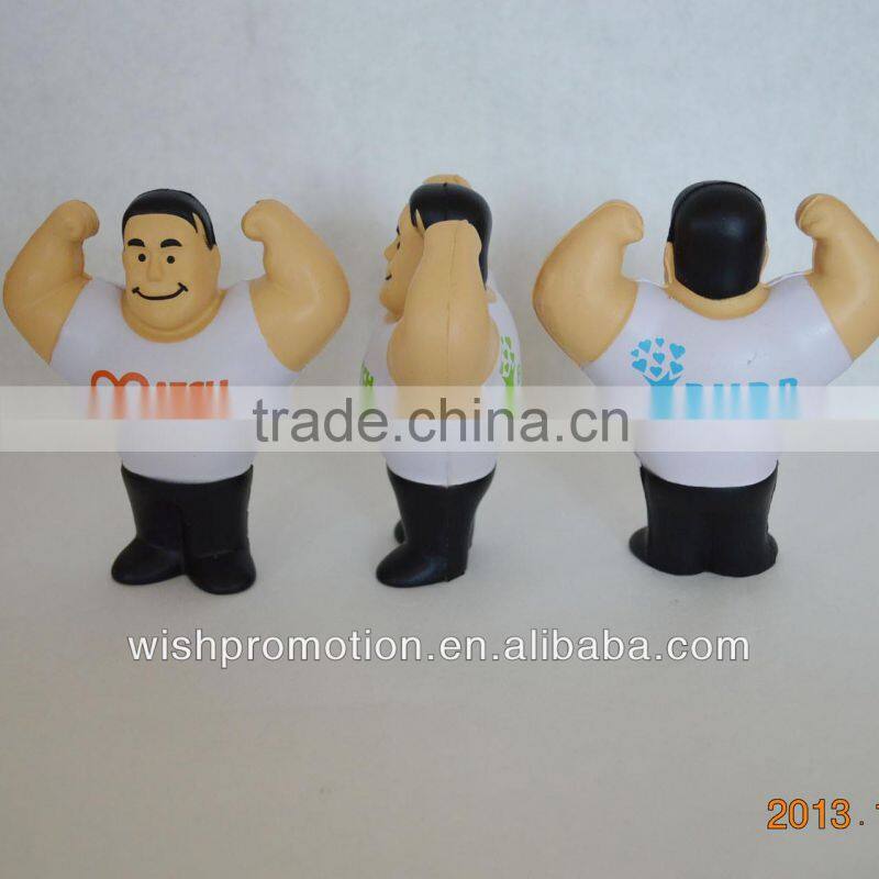 pu stress muscle man