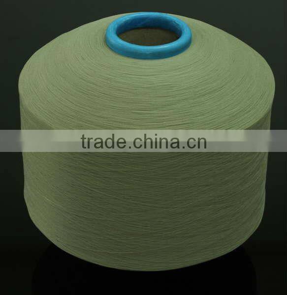 dope dying polyester spandex covered yarn for knitting