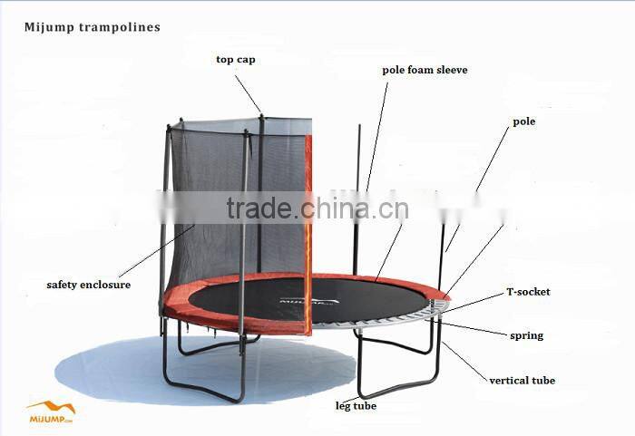 10ft trampoline with enclosure