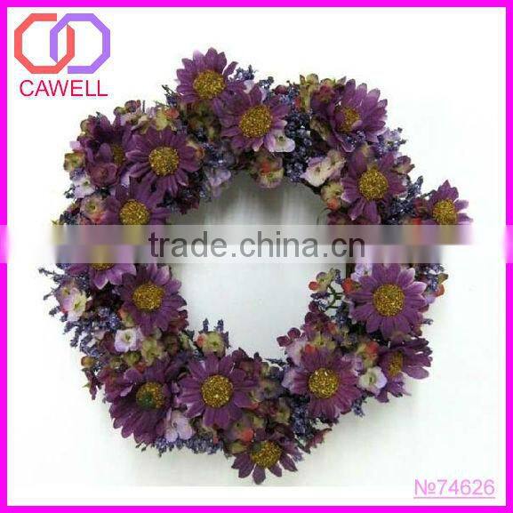 wholesale supplier decorative flower christmas wreath