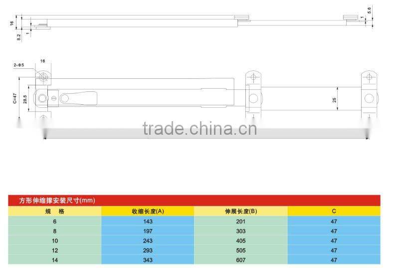 2015 high quality practical door and window hinge