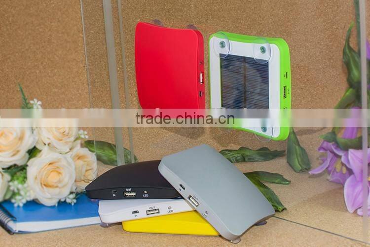 New Arrival 2600mah Solar Power Bank with LED flashlight,solar power bank charger innovative products for import
