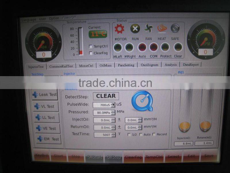 2015 CRI-200L common rail injector test bench with high quality