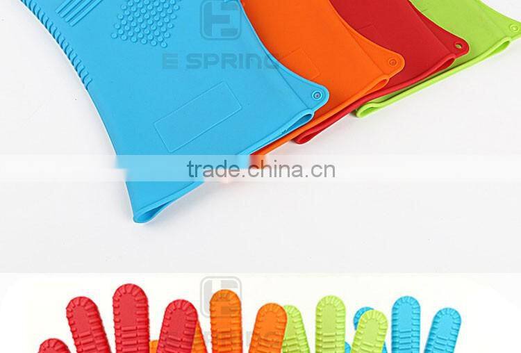 Heat New Arrival Resistant Cooking Baking BBQ Oven Pot Holder Kitchen Mitt Silicon Glove