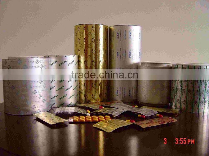 PTP Aluminum Foil for Pills /Capsules /Tablets Packaging