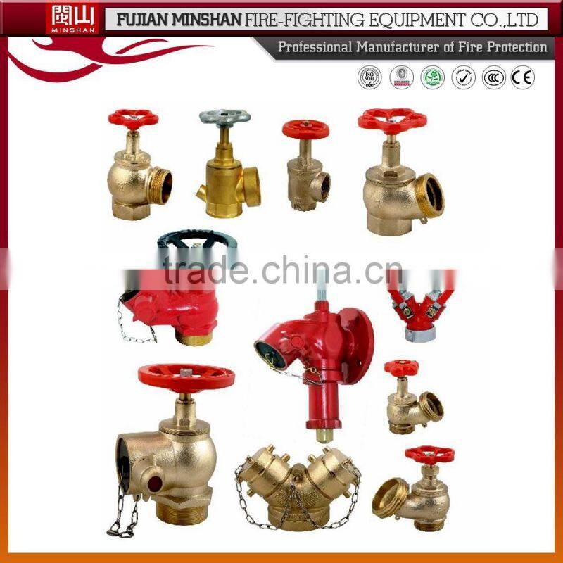 Oblique landing valve globe landing valve red colour