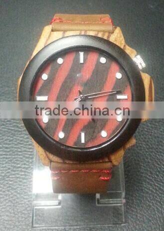 High quality wood watch different styles different materials available quartz wooden watch