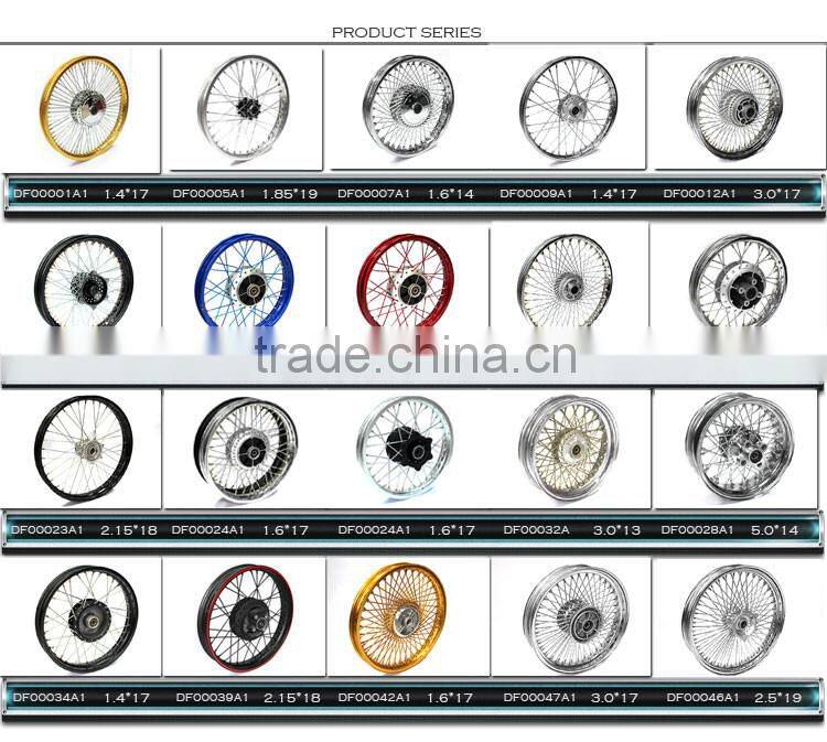 China factory wholesale colorful stainless steel motorcycle wheel spokes