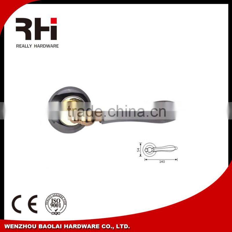 Euro Profile Door Hardware C Type Alu Lever Handle for Aluminum Door