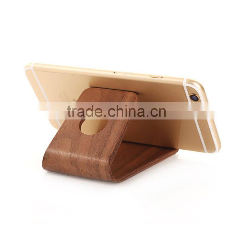 wood stand holder for cell phone/wood phone holder