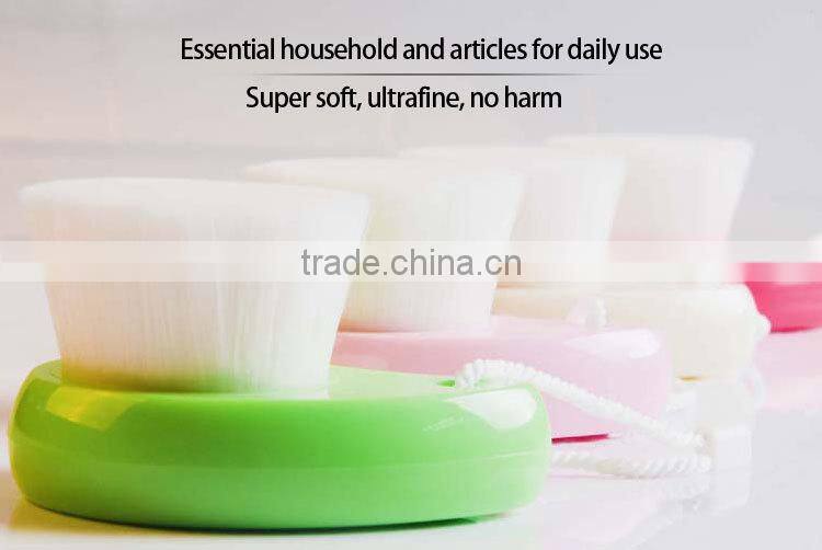 Favorite soft fibre hair face cleaning brush for ladies