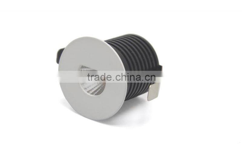 Epistar COB Clear diffuser Round 3W LED downlight TEC002S3WR2