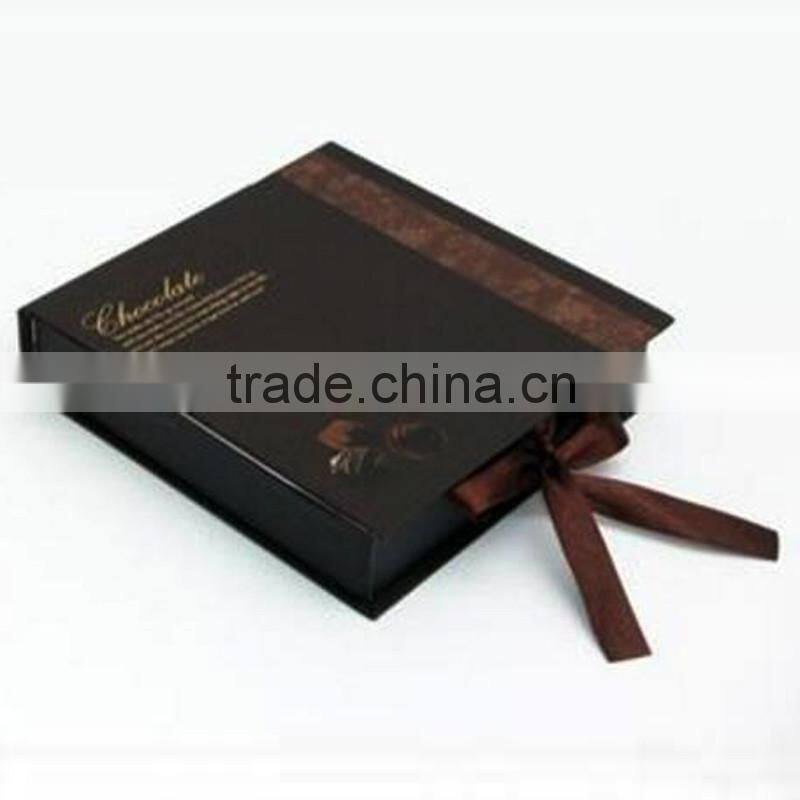 2016 Fancy flat pack rectangular handmade paper chocolate boxes