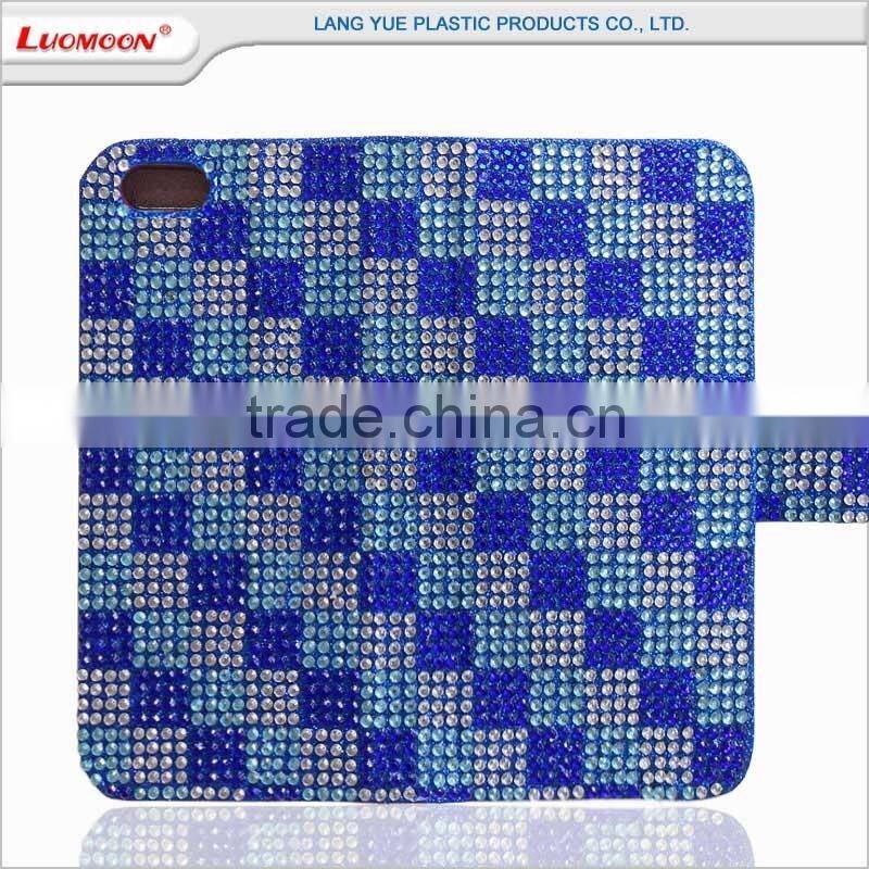 beauty diamond studded cell phone flip bling case for xiaomi mi5 case 1 2 3 4 5 6