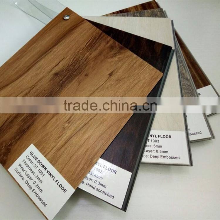 Eco-friendly Click luxury plastic pvc click flooring/ planks
