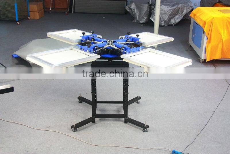 screen printer 4 color t-shirt