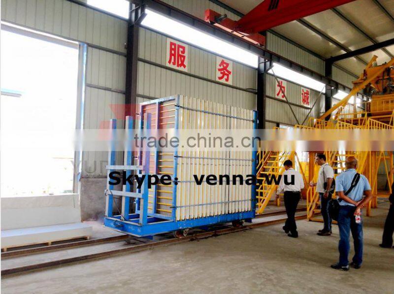 Shandong factory supplier automatic precast EPS concrete sandwich wall panel making machine production line for building industy