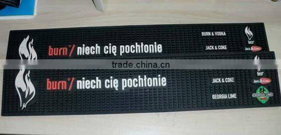 Rubber Bar Mat /Logo Pvc Bar Runner