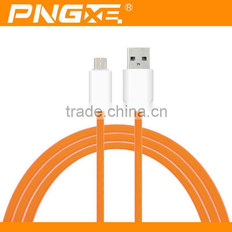 PNGXE new usb cable candy color sales promotion price sync data micro usb cable for iphon6 usb cable