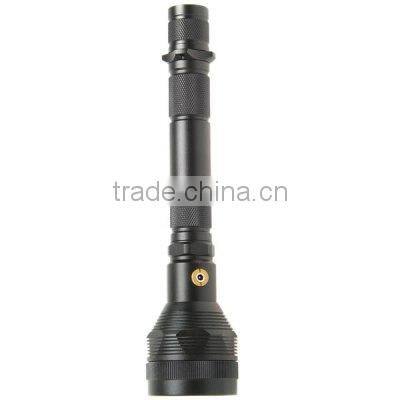 super bright aluminum led rechargeable flashlights with lens