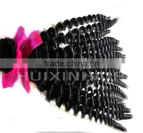 natural black cheap virgin malaysian spiral wave virgin malaysian hair