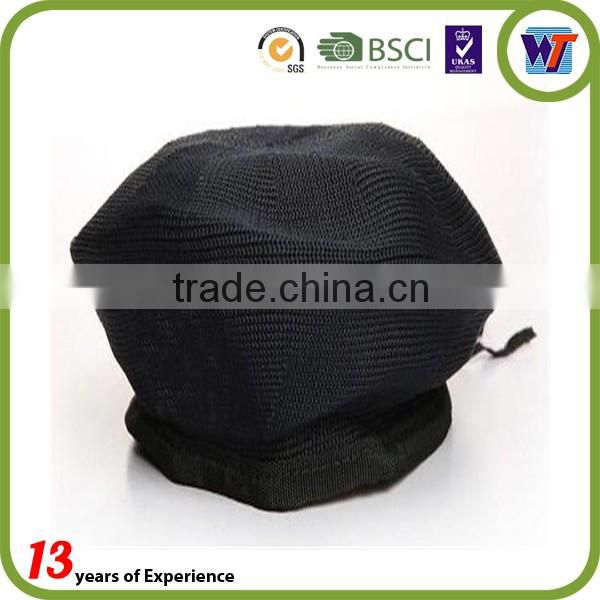 Summer fashion style beret caps black mesh eyelet ladies beret hat
