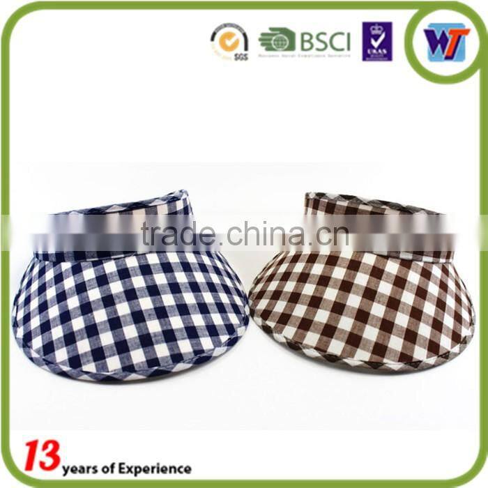 3d embroidery lovely ladies Custom cap Blx Cotton Sun Visor hats