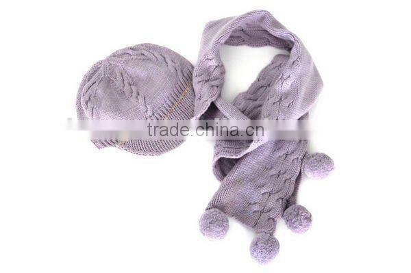 fashion wool hats,scarves & gloves sets