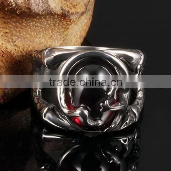 Top Quality Punk Exaggerated Titanium Steel Rings