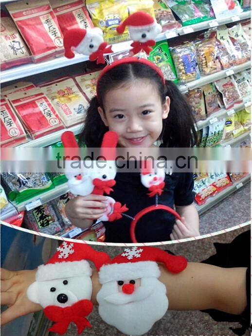 2014 Wholesale Promotional slap bracelet cheap slap band Christma style