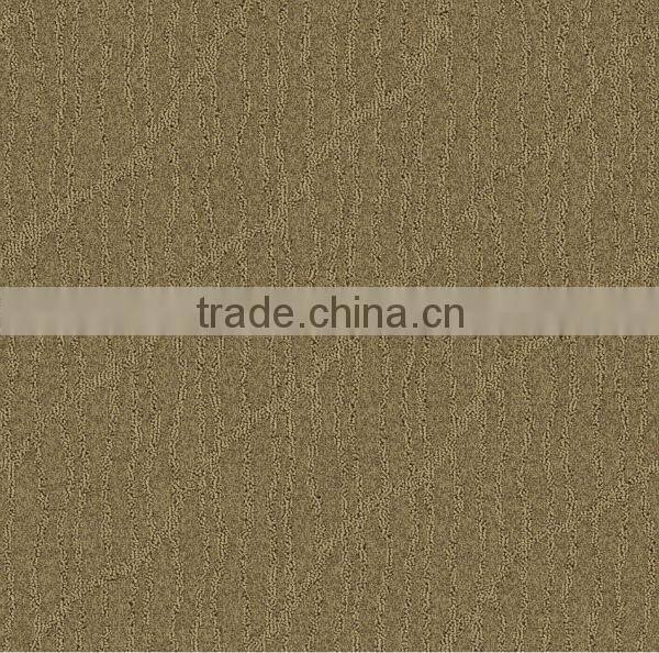 Machine-made wool carpet