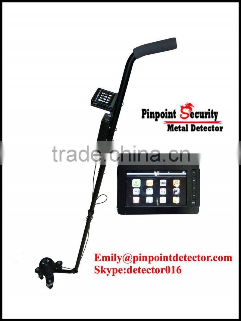 Police use DVR function under car inspection Camera/under vehicle inspection mirror V3D